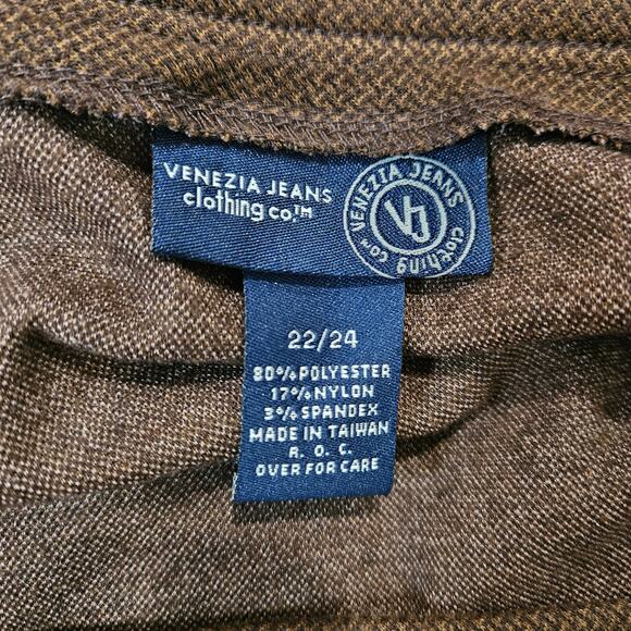 Venezia Women's 22/24 Brown Midi‎ Skirt - Picture 3 of 4